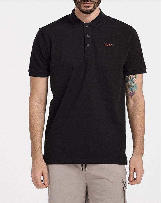 Тениска с яка HUGO