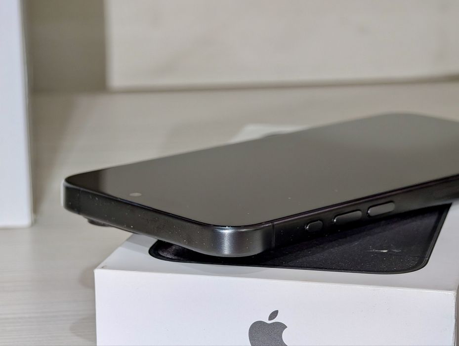 iPhone 15 PRO MAX, 256, черный, идеал, комплект
