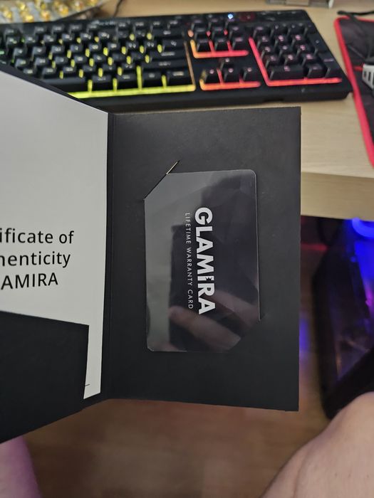 Inel de Logodna Linde Glamira safir alb AAAA rose gold 18K