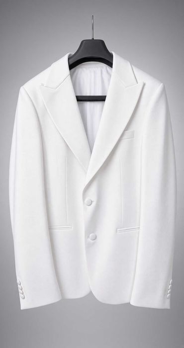 Официално сако Carducci размер 48 бяло Slim Fit – като ново