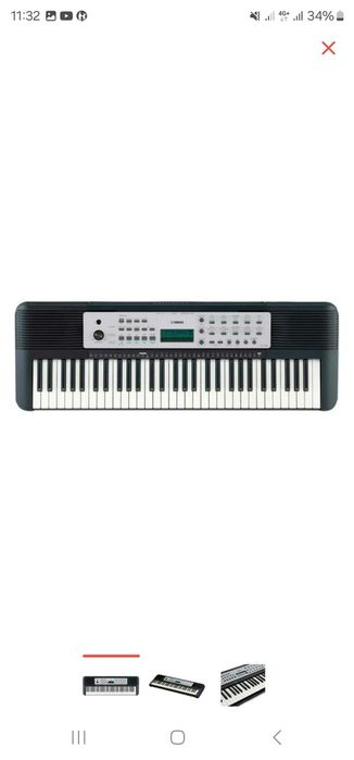 Синтезатор Yamaha YPT-270 черный