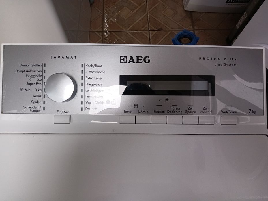 Пералня с горно зареждане Аег Aeg Protex Plus А+++ 7кг 2 год.Гаранция!