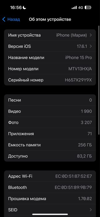 Продаю Iphone 15 Pro