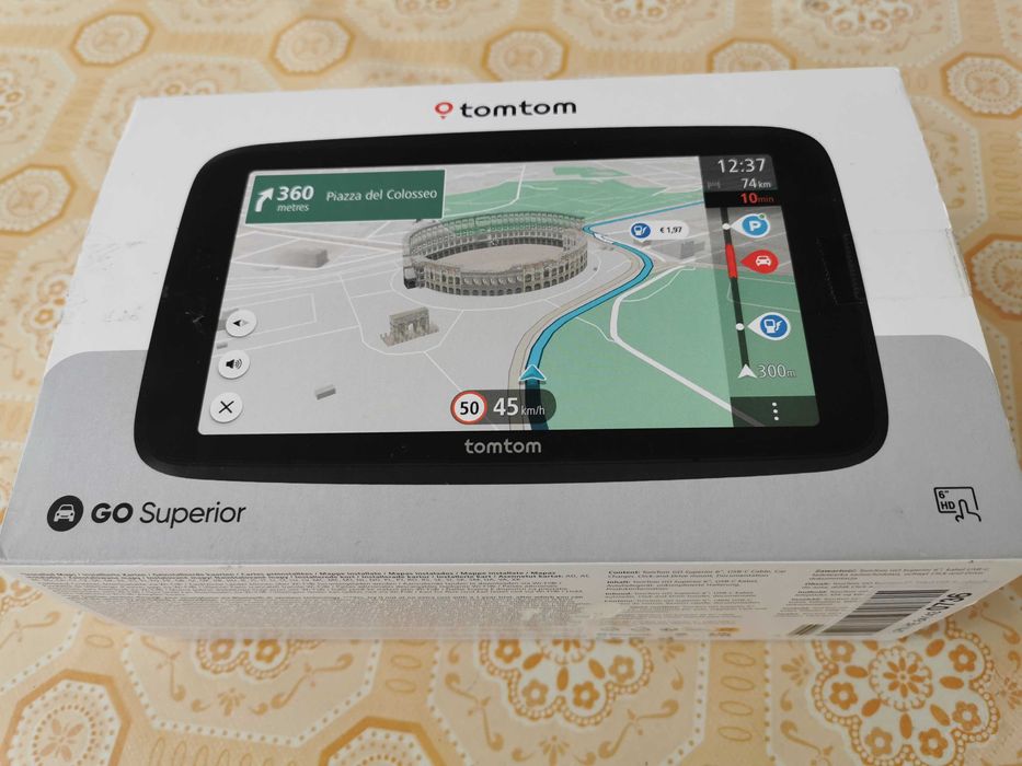 Vand GPS Tom Tom  GO Superior+husa, noi, ecran HD 6", pret 1600 lei!