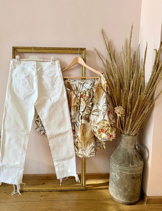 ZARA, H&M, ONLY Нови дамски дънки и тениски