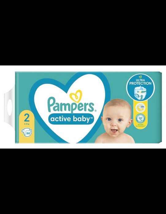 Scutece Pampers Active Baby, NR 2, 4-8 kg