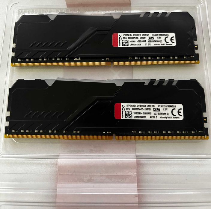 Memorie Kit RAM HyperX Fury 16GB (2x8GB) DDR4 3200MHz CL16