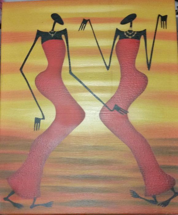 Tablou superb pictat 50 pe 60