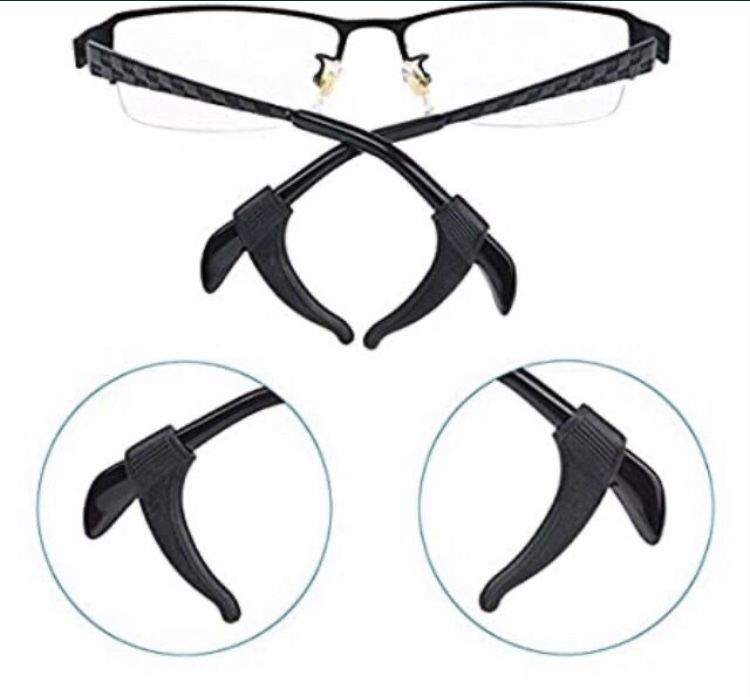 Suport antialunecare din silicon pentru ochelarii de vedere/soare