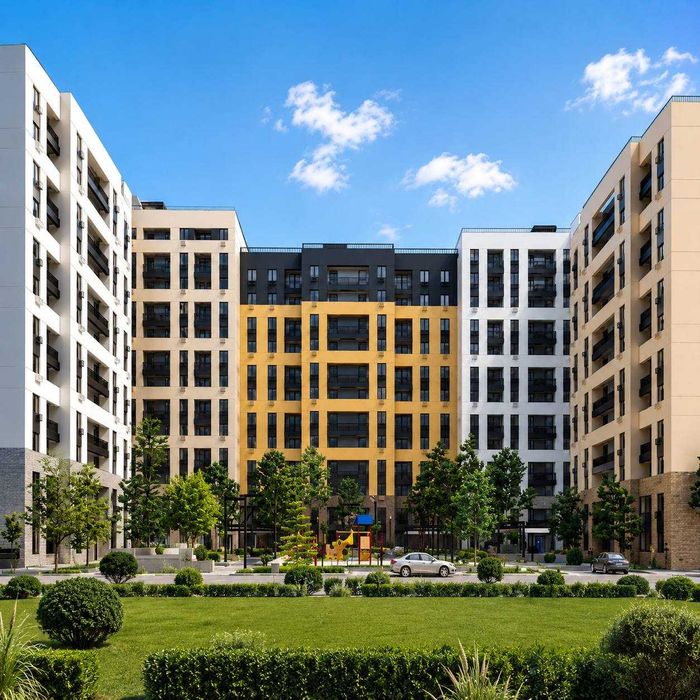 ЖК Dreamland Parkent | 48,1 м² | White Box | Метро Яшнабад