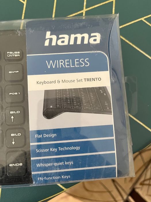 безжична клавиатура и мишка Hama Trento