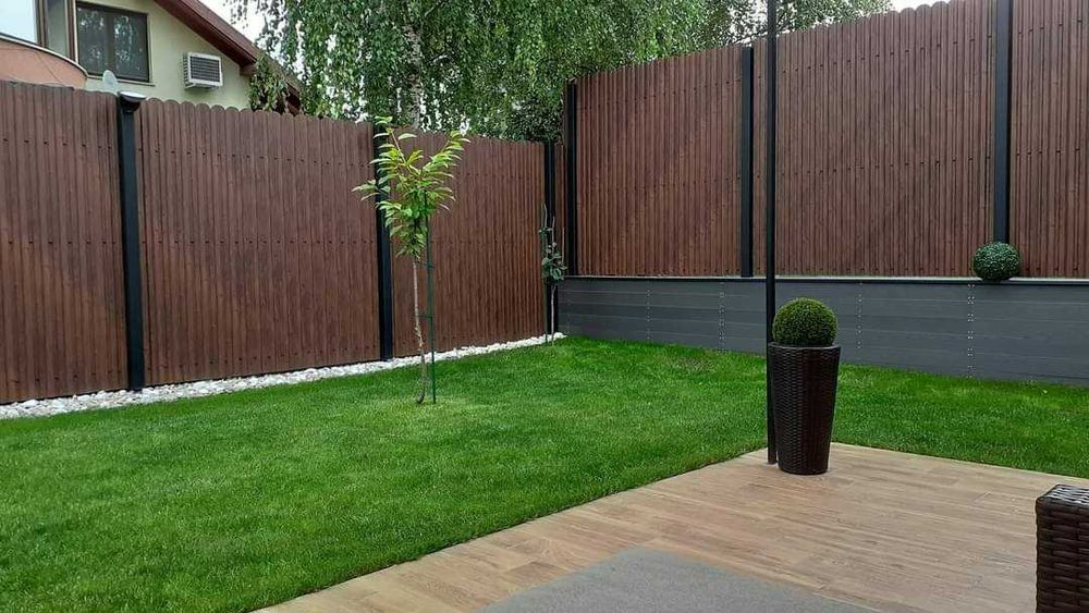 Garduri din sipca metalica si alte modele (jaluzele, tabla, plasa BCA)