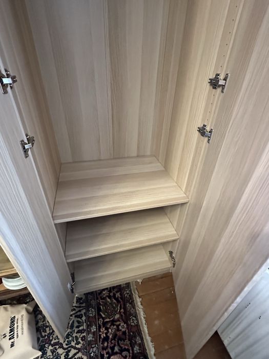 Гардероб ПДЧ, сглобен, отлично състояние. Ползван е  около два месеца.