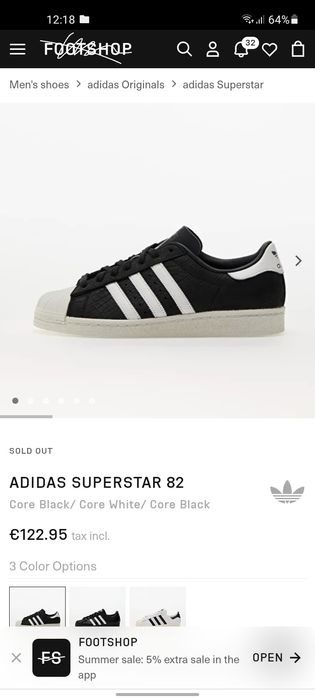 Adidas SUPERSTAR 82 кецове 46 номер.