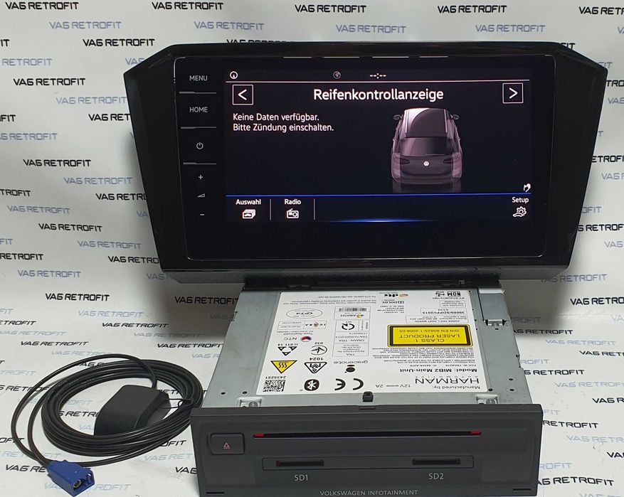 Navigatie VW Mib 2.5 Ecran 9.2 Inch Passat B8 Tiguan Golf 7 Arteon