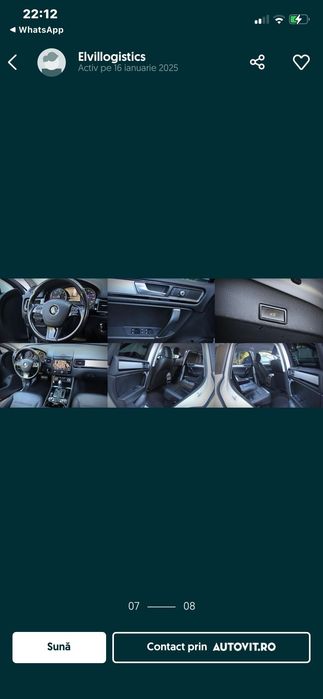 VW TOUAREG 3.0 2016 4x4