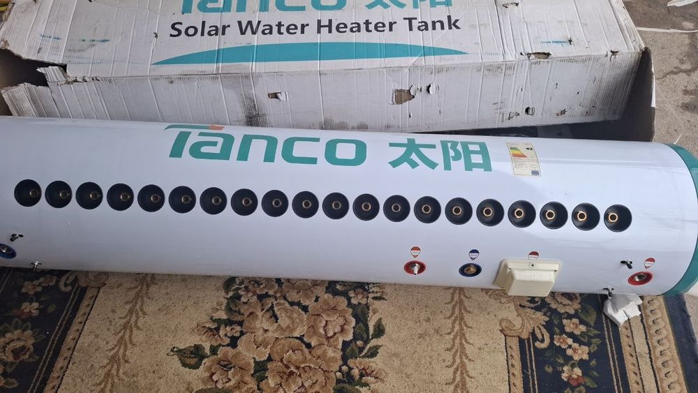 Солнечный водонагреватель без давления с вакуумными трубками "Tanso"
