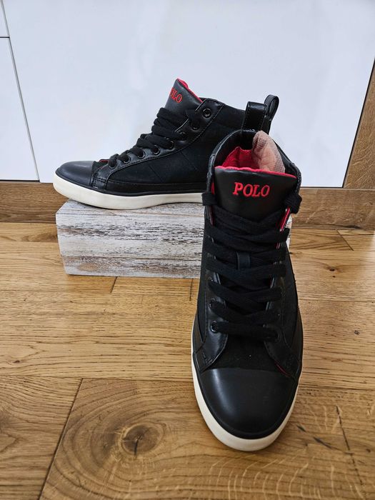 Pantofi sport stil gheata Polo Ralph Lauren barbati , aproape noi