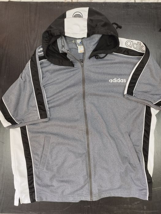 Винтидж ADIDAS,къс ръкав Tracktop, ретро,XXL , Nike , puma