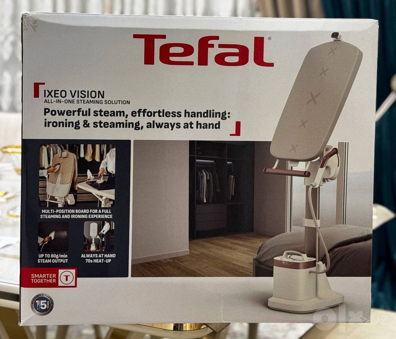 Утюг Tefal Ixeo Vision QT1811E0, пар 200 г/мин