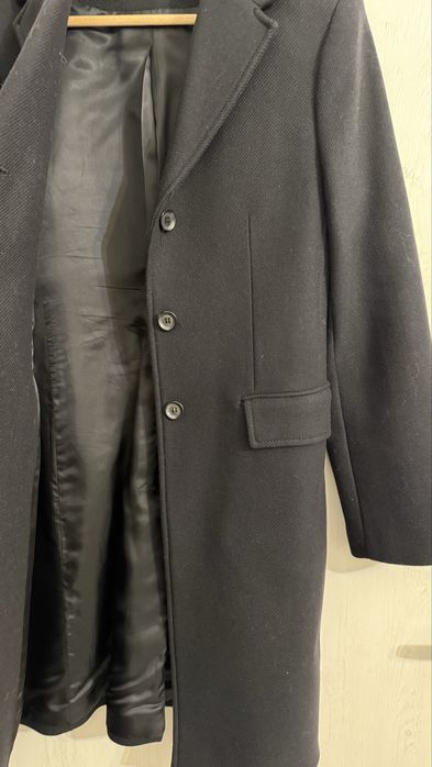 Palton dama Zara Manteco negru