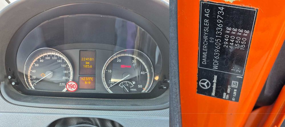 Mercedes Vito 115CDI 150 CP Motor 2.2 autoutilitara 6 locuri