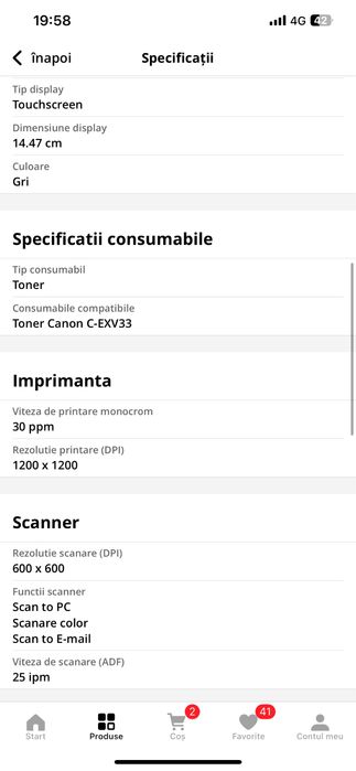 Imprimanta Canon imageRunner 2530i, nou, Xerox, HP
