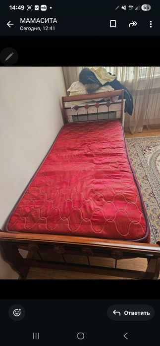 Кровать в хорошем состоянии