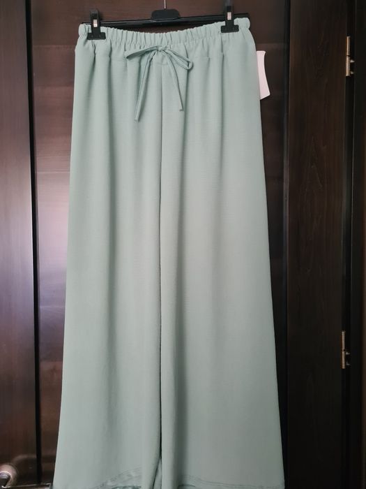 Pantaloni vară-Pantaloni lejeri-Pantaloni colorați- Pantaloni cu crac larg
