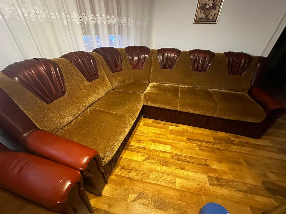 Vand canapea coltar extensibil si fotoliu Slobozia