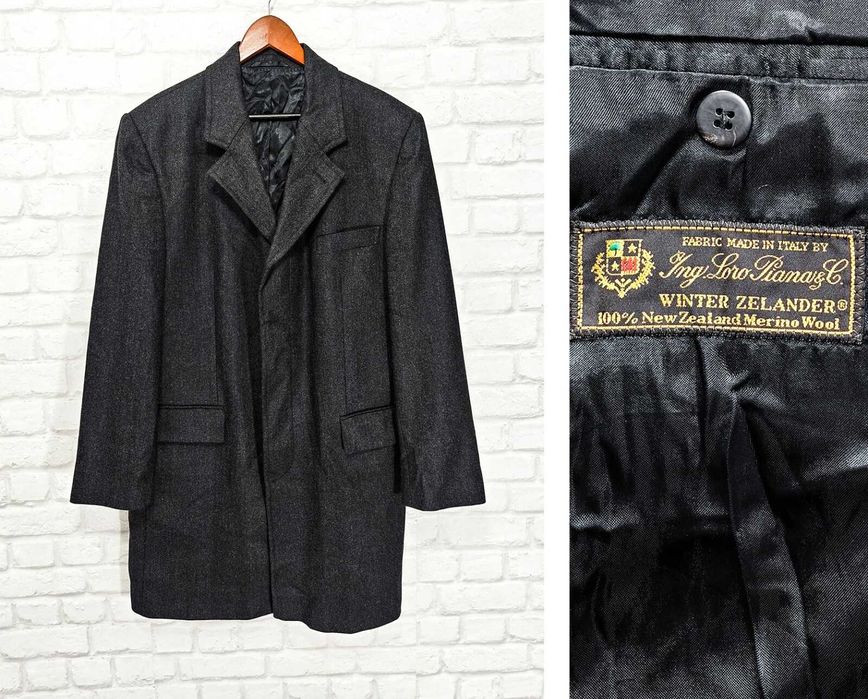 Loro Piana Новозаландска мериносова вълна мъжко палто размер 52 / XL