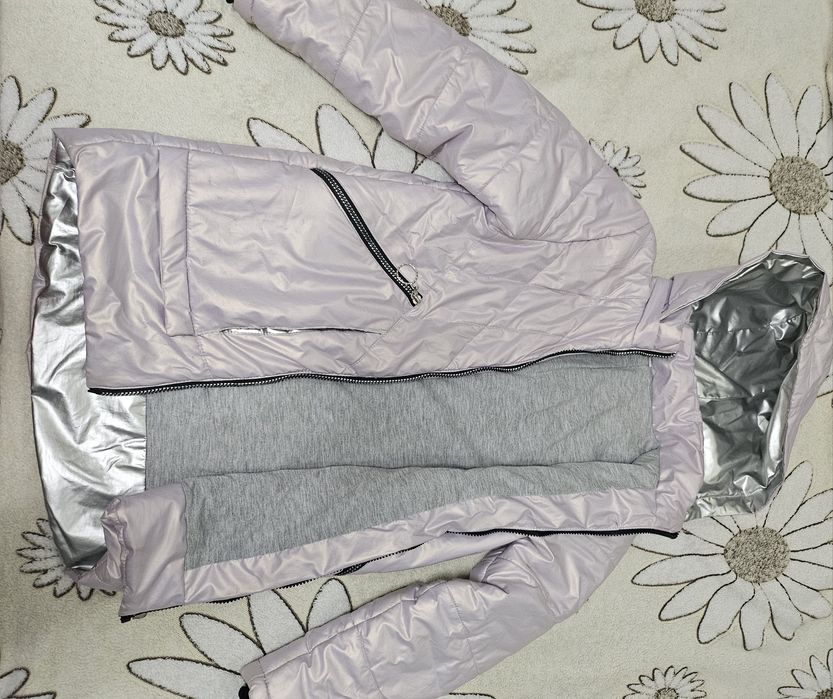 Удлинённая куртка на девочку