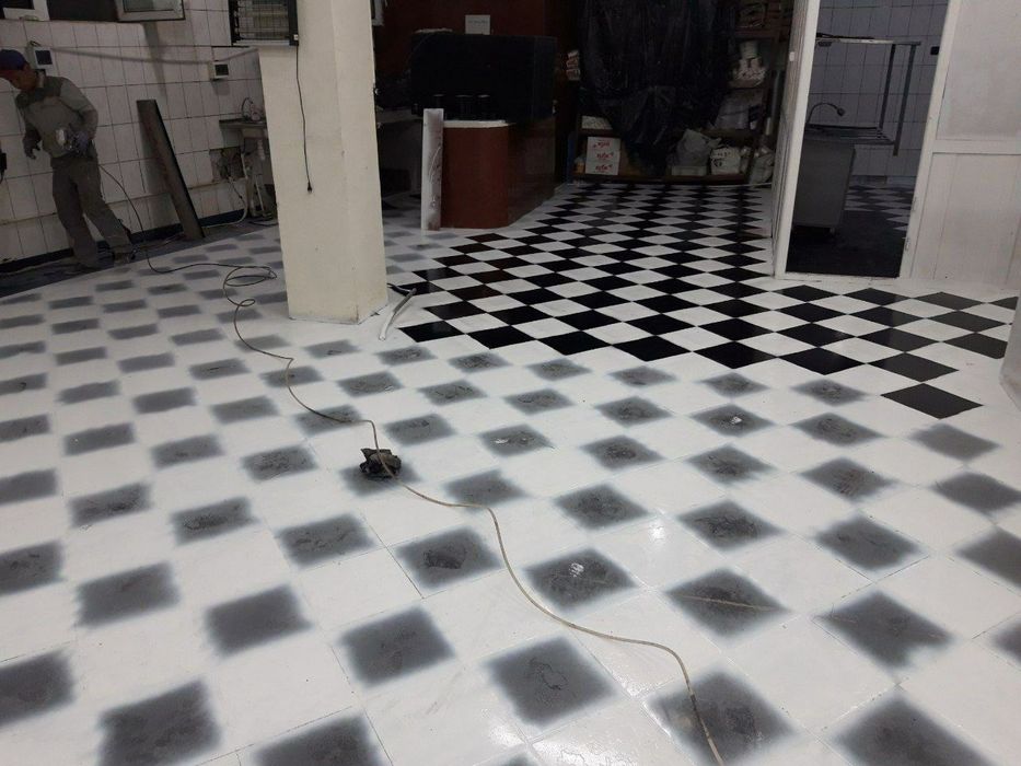 Очистка брусчатки