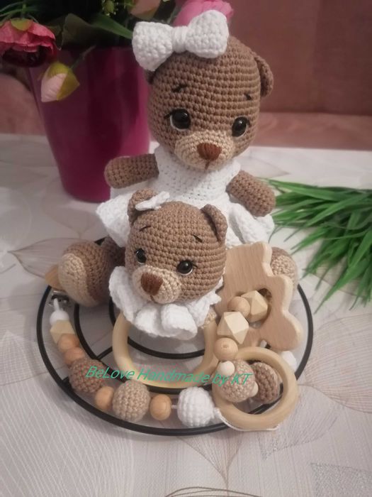 Ръчно изработени бебешки комплекти на една кука