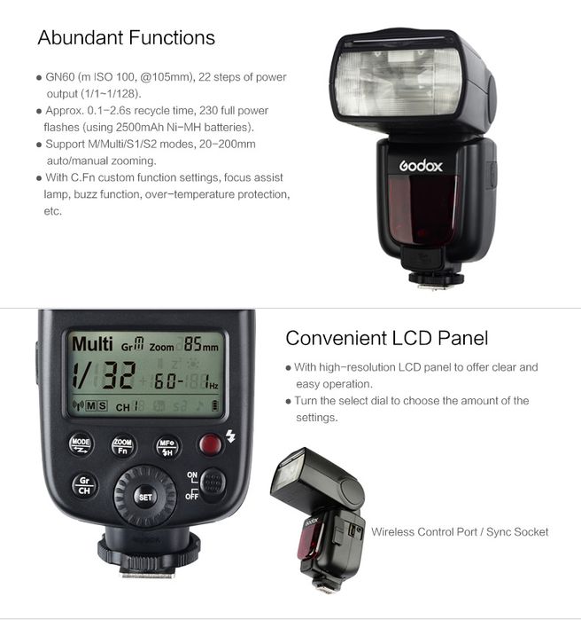 Godox TT600 SONY NIKON CANON ( промоция)