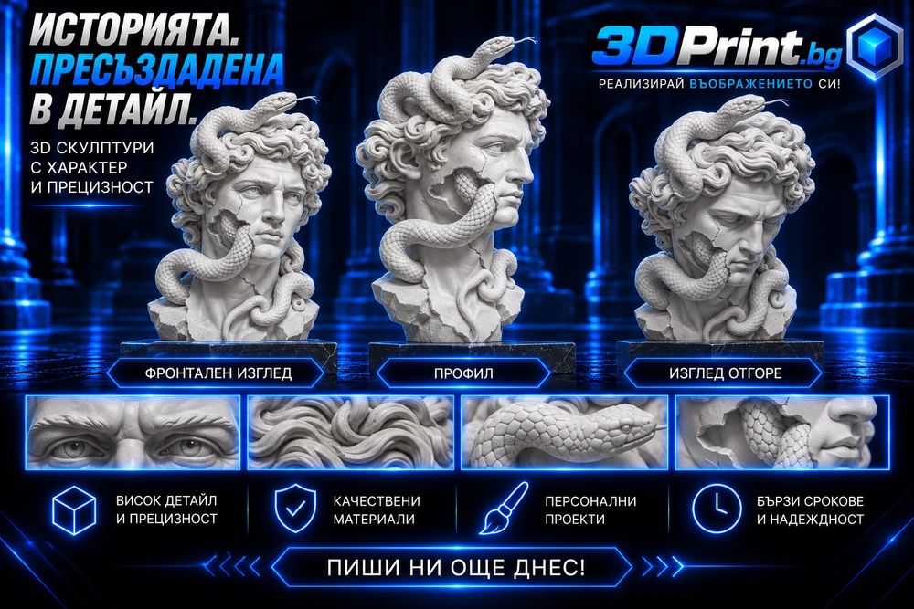 Бюстове и скулптури - Персонализирана изработка