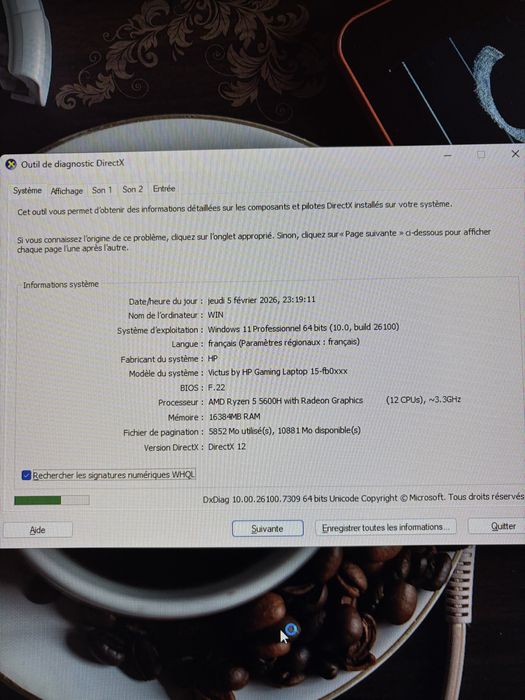 Vand laptop HP victus 16 gb ram