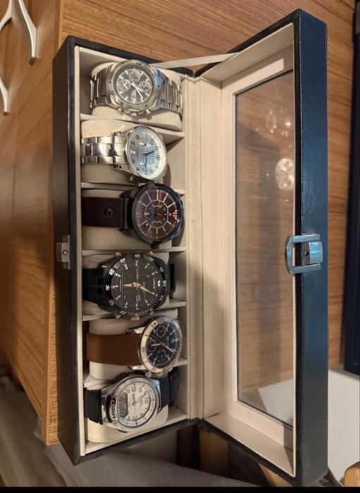 Colectie ceasuri plus cutie