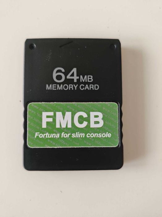Мемори карта Funtuna + флашка с качени игри за Sony PS2 Playstation 2