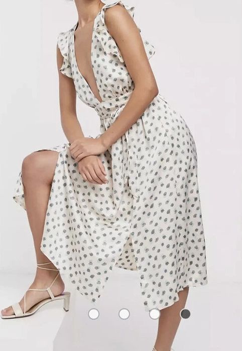 Дамска сатенена рокля