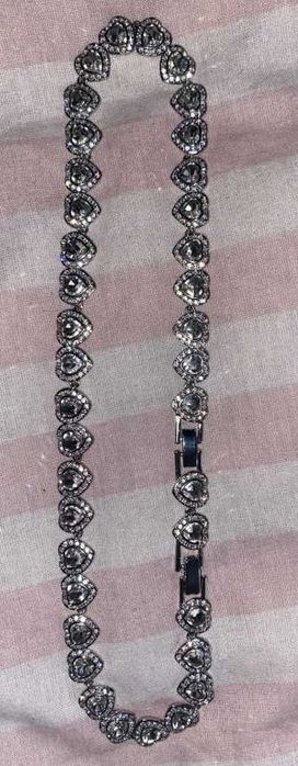 Colier Swarovski Angelic Inimioare Argintii - nou, în cutie