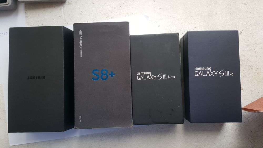 Cutii noi telefoane si piese telefoane Samsung S3,S4,S6,S7,S8,S8+,S20,