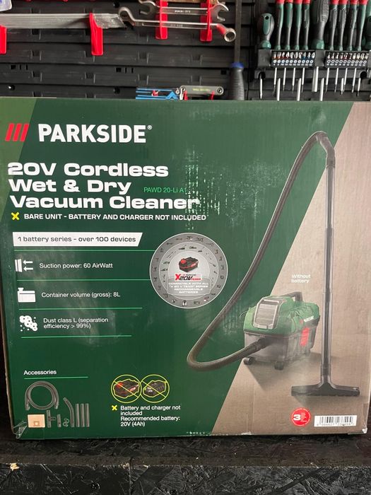 Aspirator parkside 20v nou