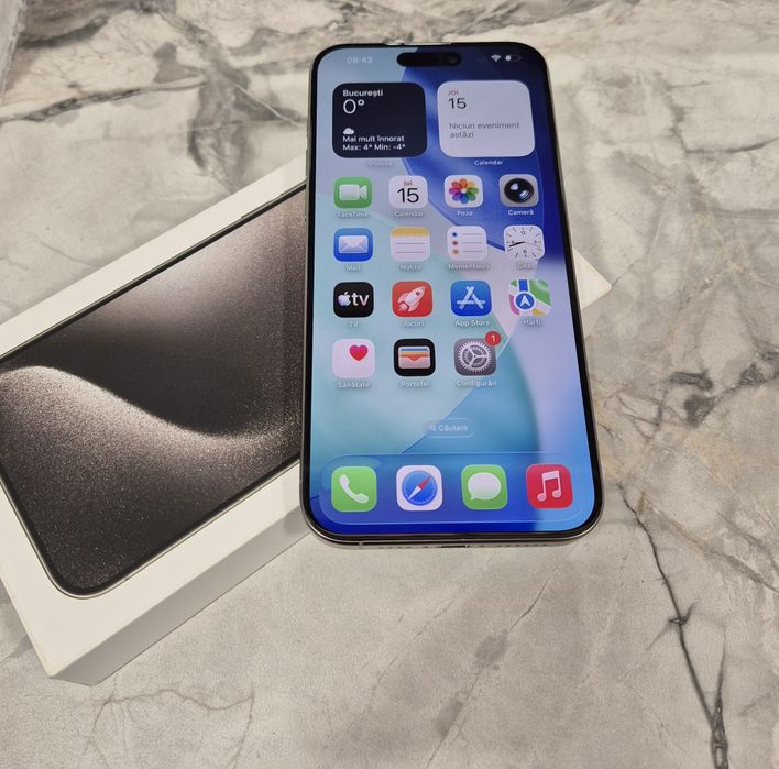 iPhone 15 Pro Max 512GB. ca NOU !! 90% Bateria