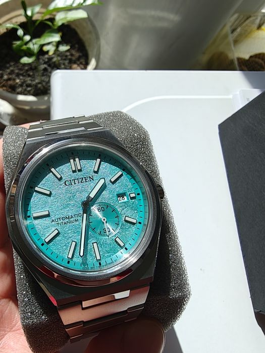 Citizen Tsuyosa Titanium automatic 41 mm nou cu garanție