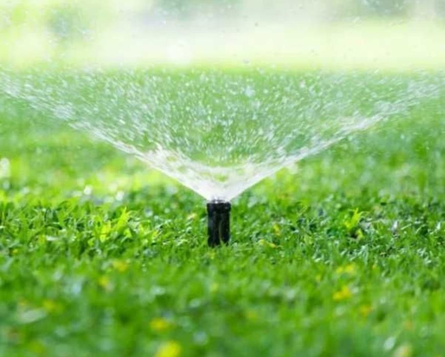 Gazon rulou/însămânțare gazon și sistem de irigații