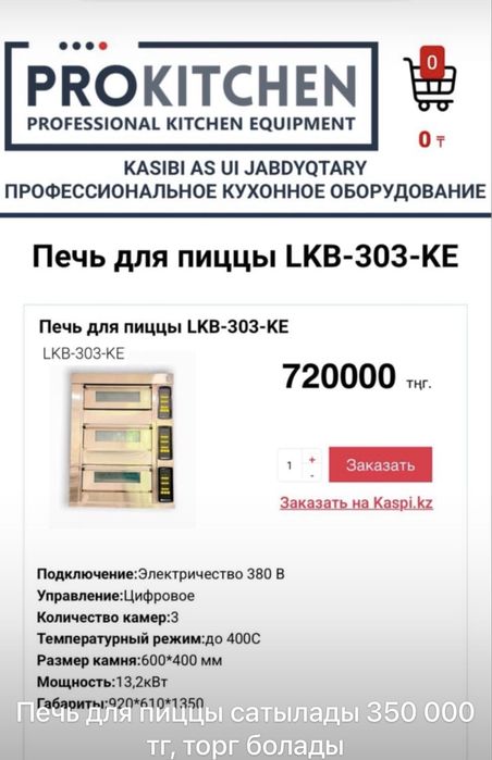 Профессиональная печь для пиццы