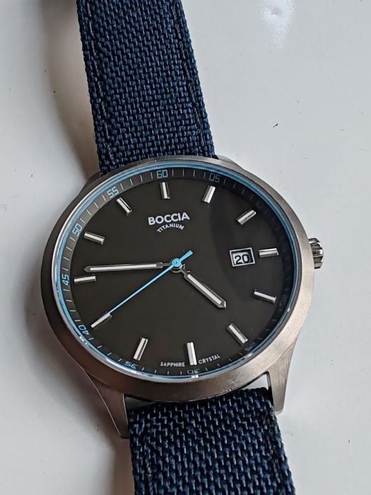 Ceas Boccia Titanium Quartz Sapphire Crystal 41 mm Nou-Nepurtat!