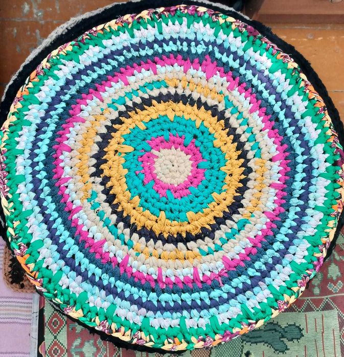 коврики ручной работы, handmade (вязаные крючком)