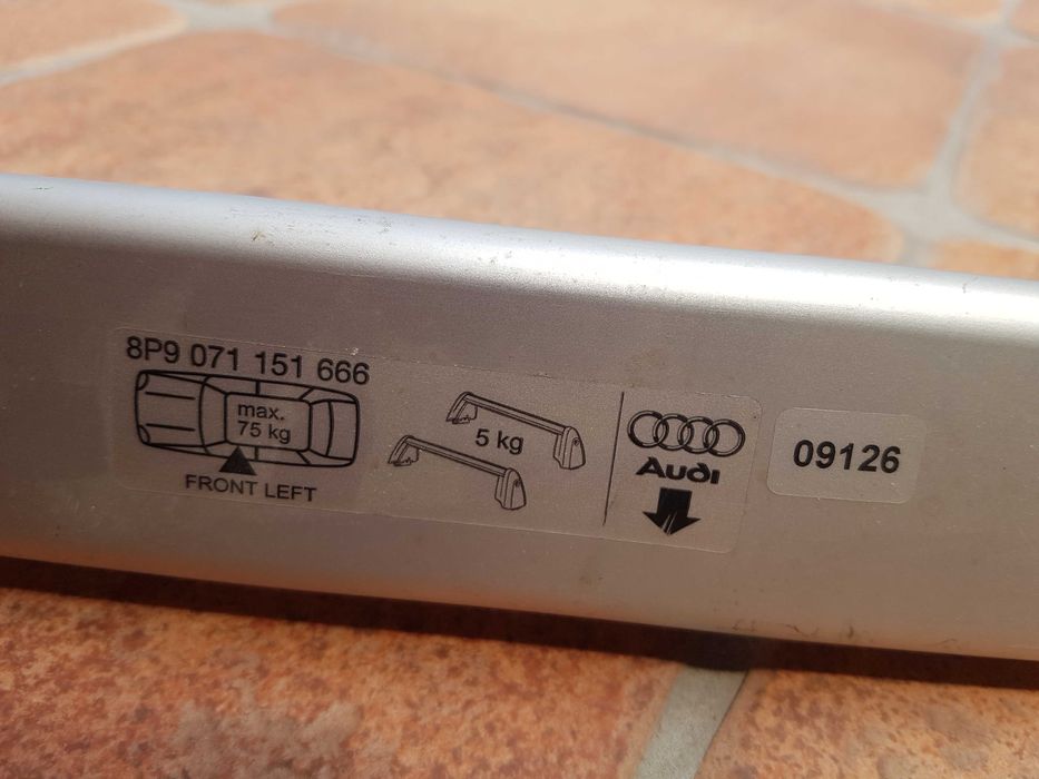 Надлъжни и напречни греди/релси за Audi A3 8P 2005 Sportback